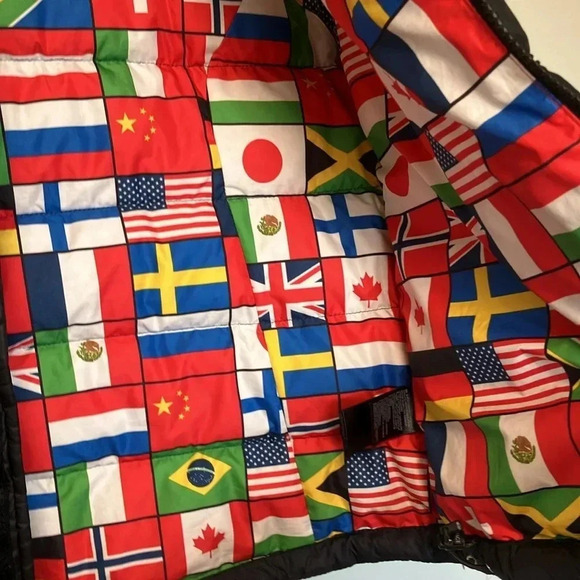 The North Face RU 14 Sotchi 2014 flags down black puffer vest - Picture 6 of 8
